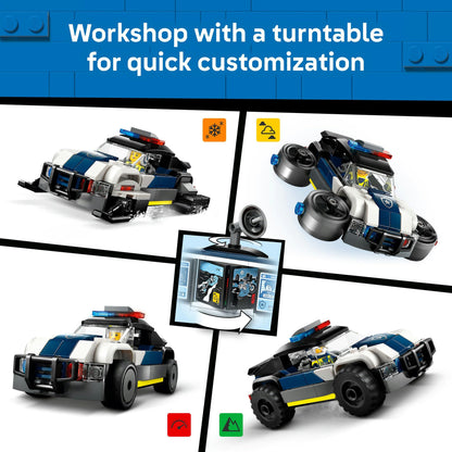LEGO City Custom Police Car Garage 60457