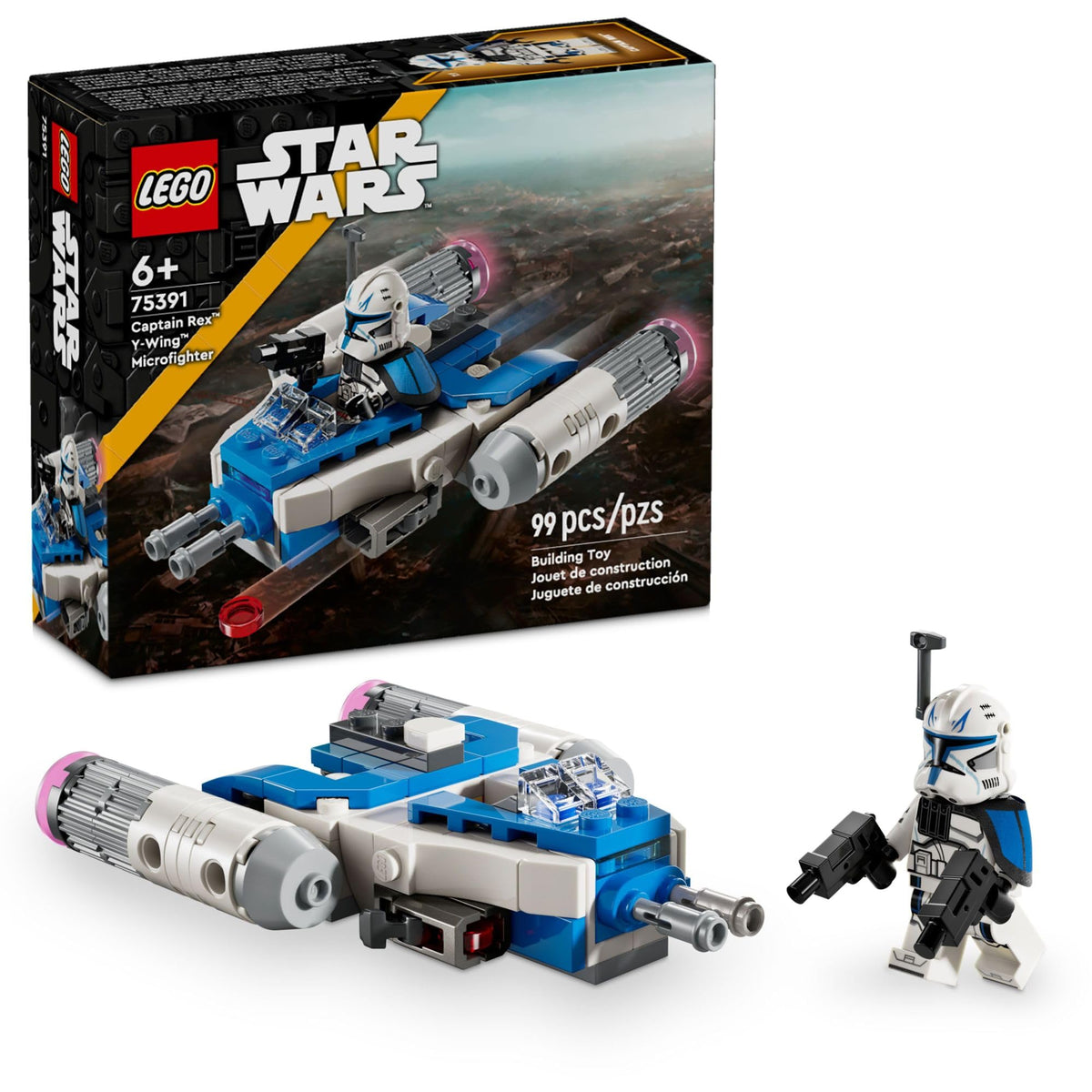 LEGO Star Wars: The Clone Wars Captain Rex Y-Wing Microfighter 75391
