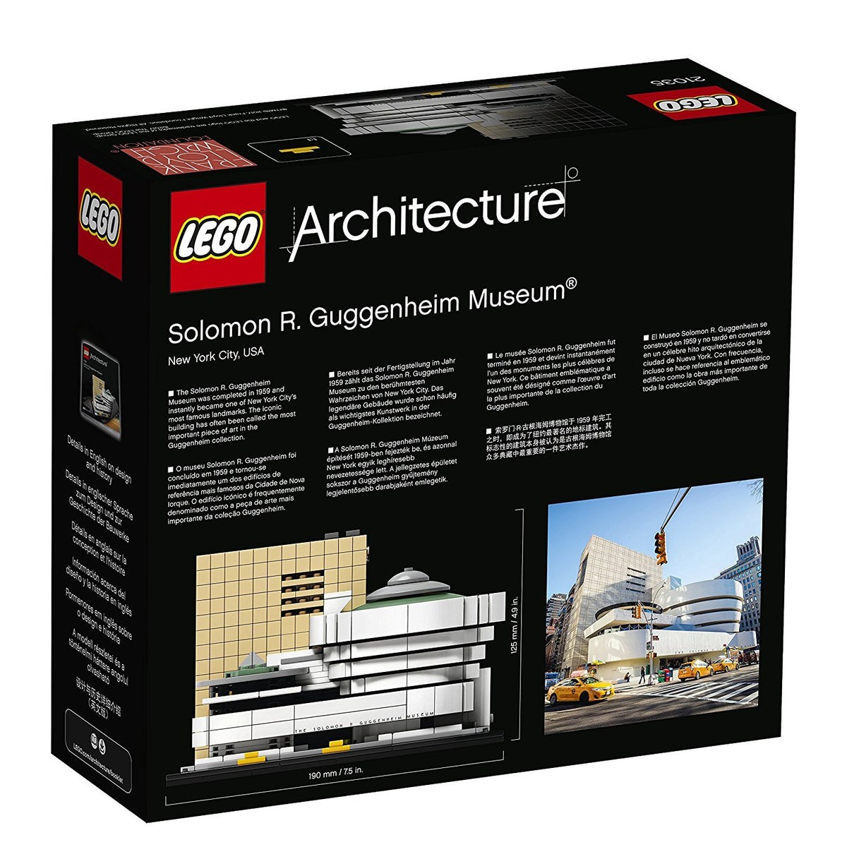 LEGO Architecture Solomon R. Guggenheim Museum 21035