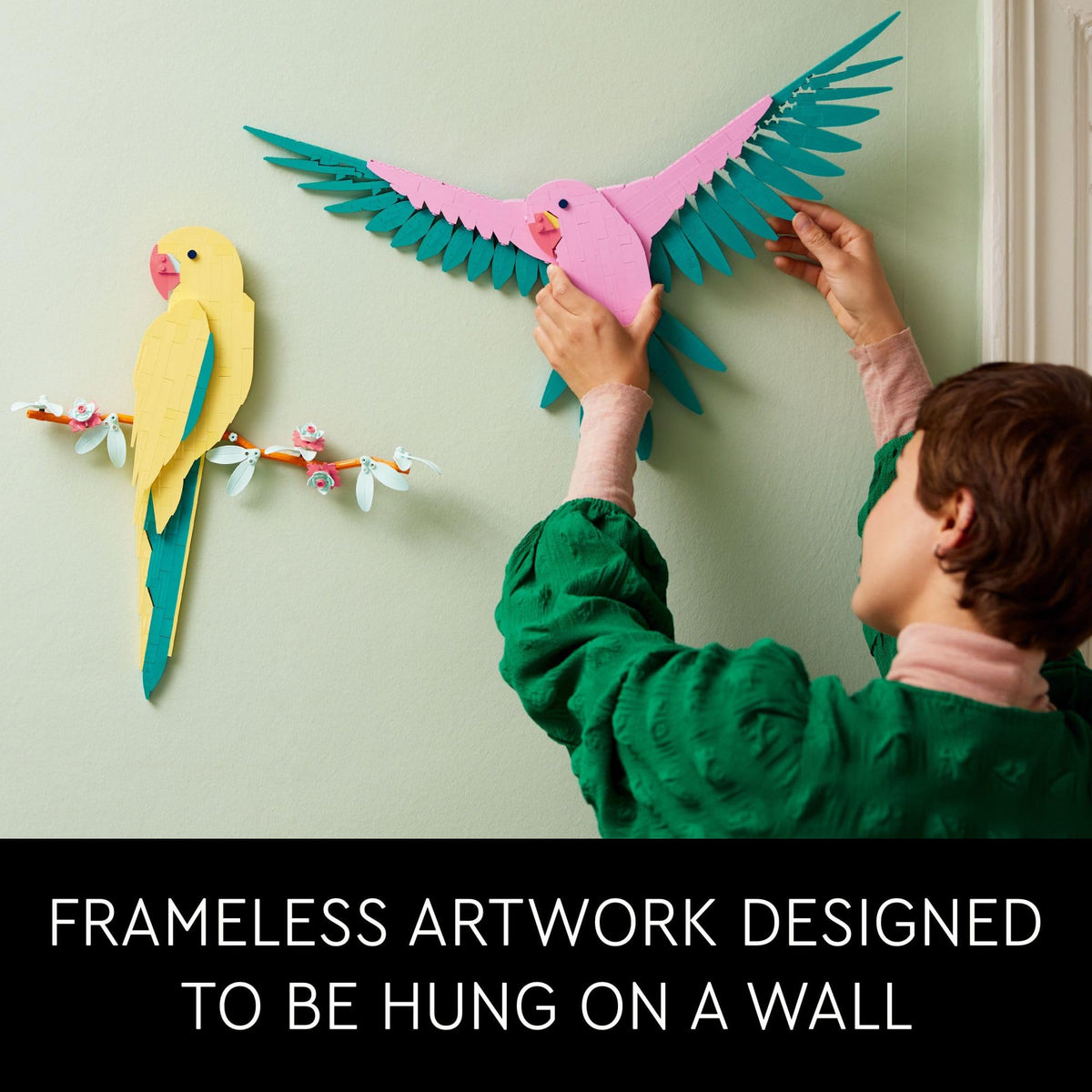 LEGO Art The Fauna Collection – Macaw Parrots, Nature Wall Artwork  31211