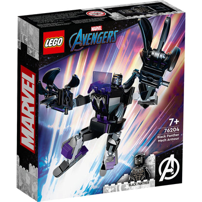 LEGO Marvel Black Panther Mech Armor Building Kit; Collectible Mech and Minifigure for Super-Hero Kids Aged 7+ 76204