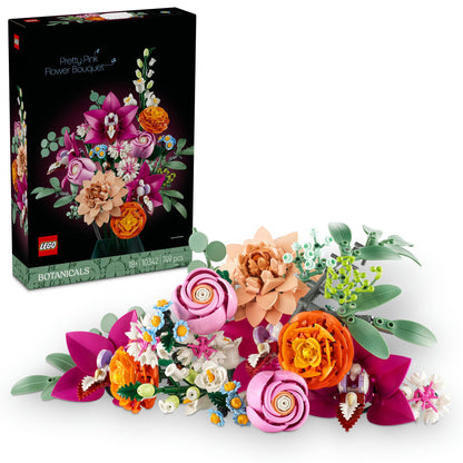 LEGO Botanicals Pretty Pink Flower Bouquet 10342