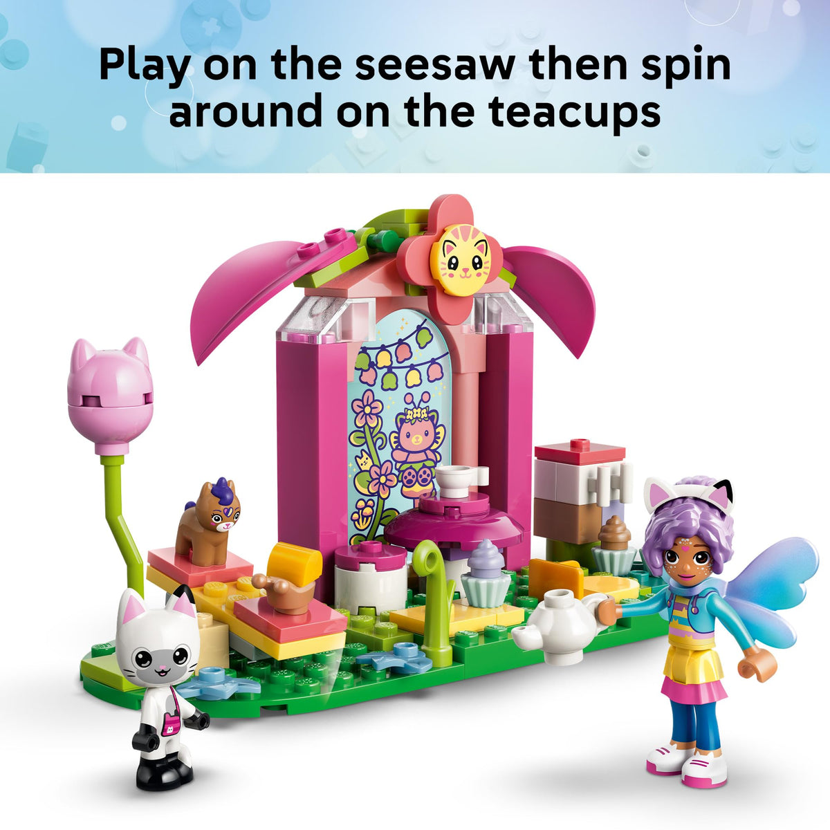 LEGO Gabby's Dollhouse Fairy Roller Coaster and Tea Party 11214
