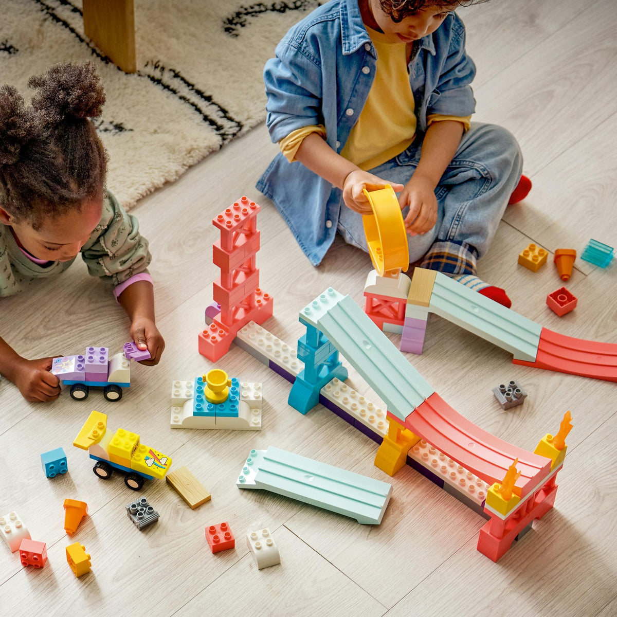 LEGO® DUPLO® Town 3 in 1 Creative Ramps with Vehicles 10478