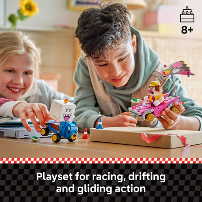 LEGO® Super Mario™: Mario Kart™ – Wario & King Boo Figures 72038 Badwagon and Teddy Buggy Drifting Toy Vehicles for Kids, Nintendo® Character Toy Idea for Boys, Girls and Any Gamers Aged 8 Plus