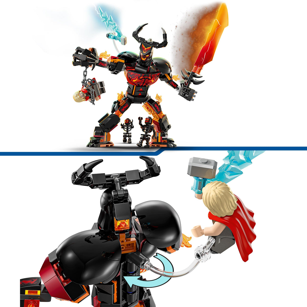 LEGO® Marvel Thor vs Surture Building Figure Superhero Set 76289