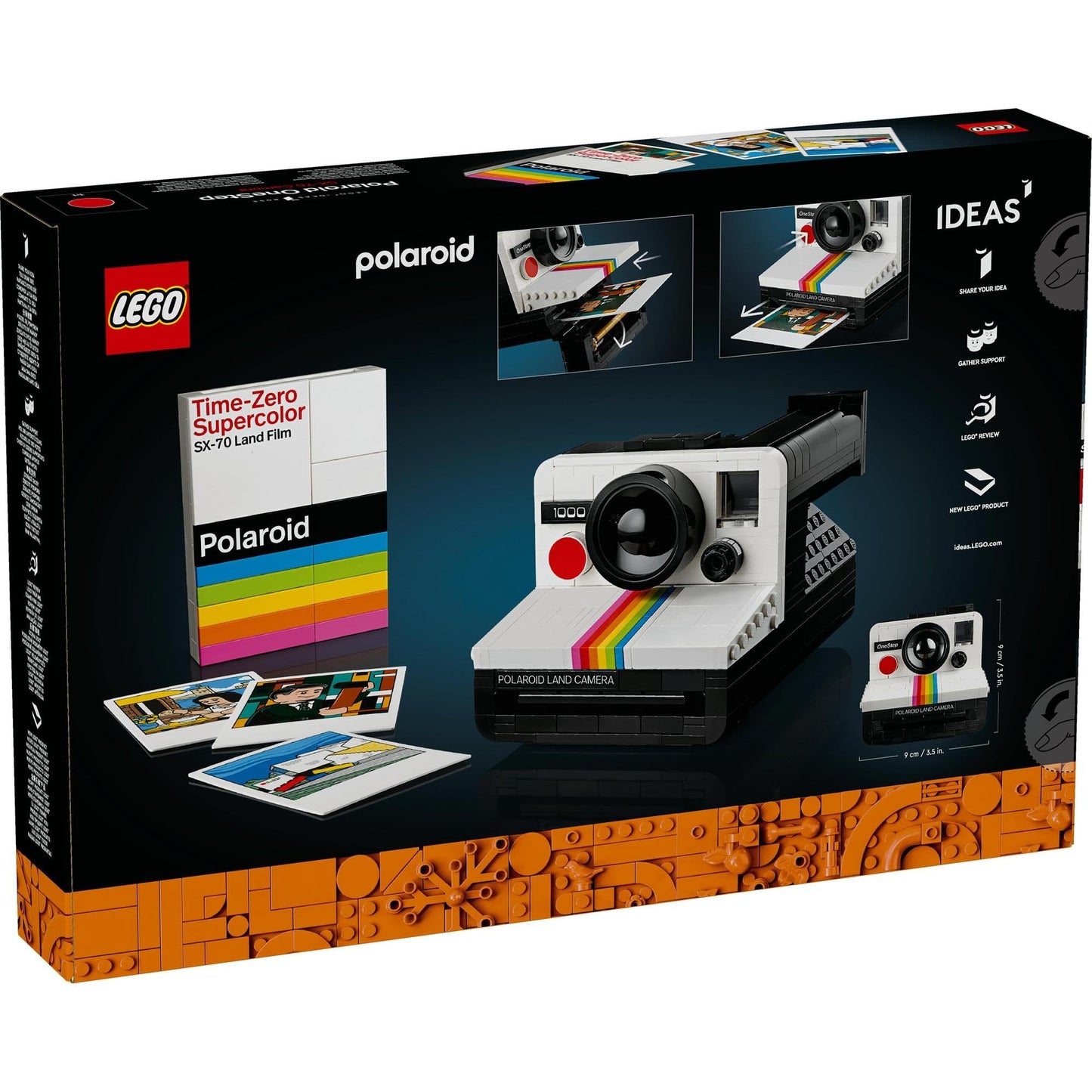 LEGO Ideas Polaroid OneStep SX-70 Camera 21345