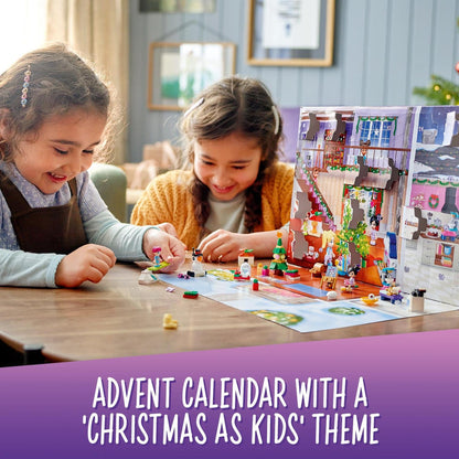 LEGO® Friends Advent Calendar 41690 Building Kit;Christmas Countdown for Creative Kids
