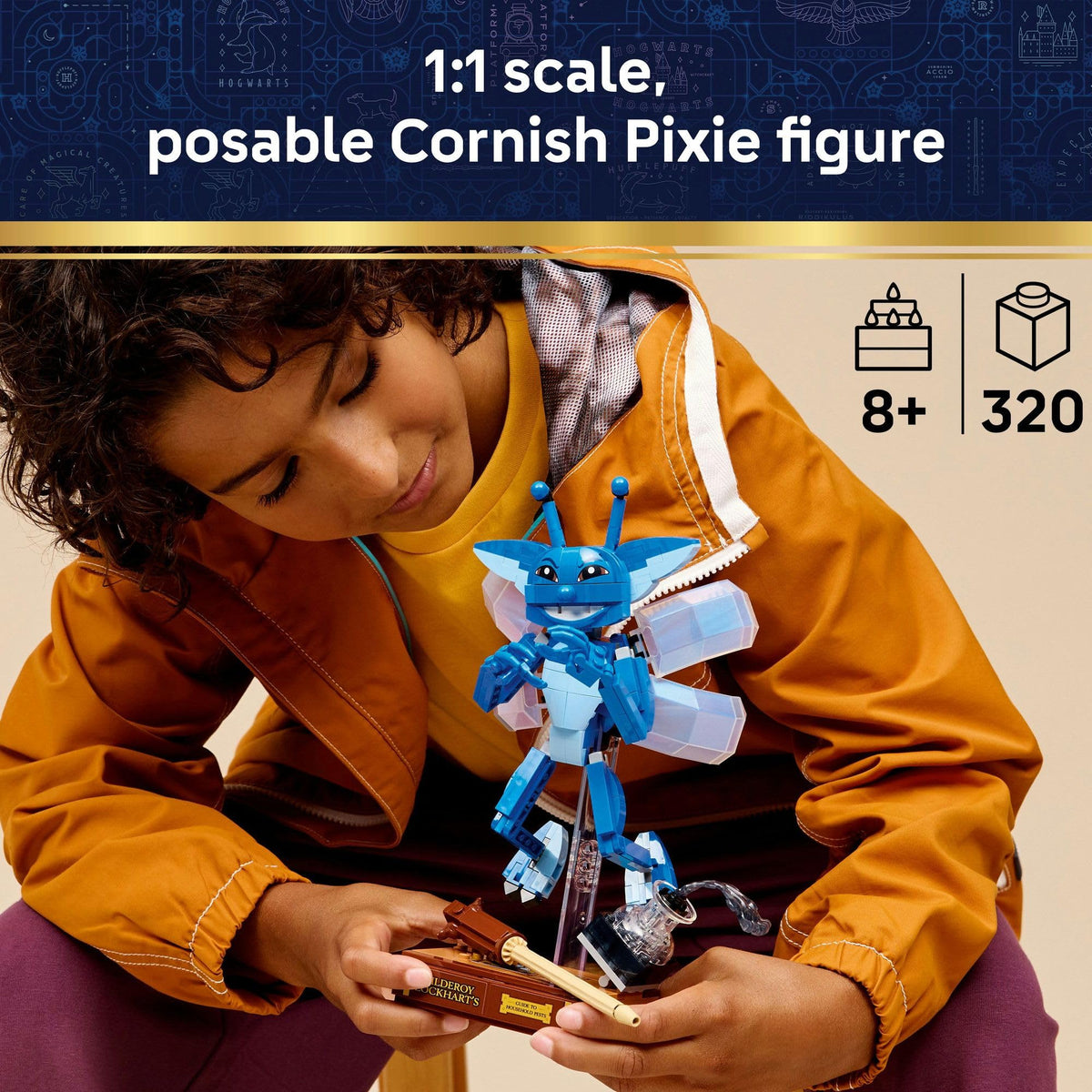 LEGO® Harry Potter™ Cornish Pixie 76461 Building Toy for Kids - Posable Figure for Pretend Play and Display - Toy Idea for Birthdays for Girls, Boys and Any Fans Aged 8+