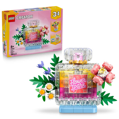 LEGO Creator Perfume Bottle: Flower Crush Toy, Birthday Gift 31383
