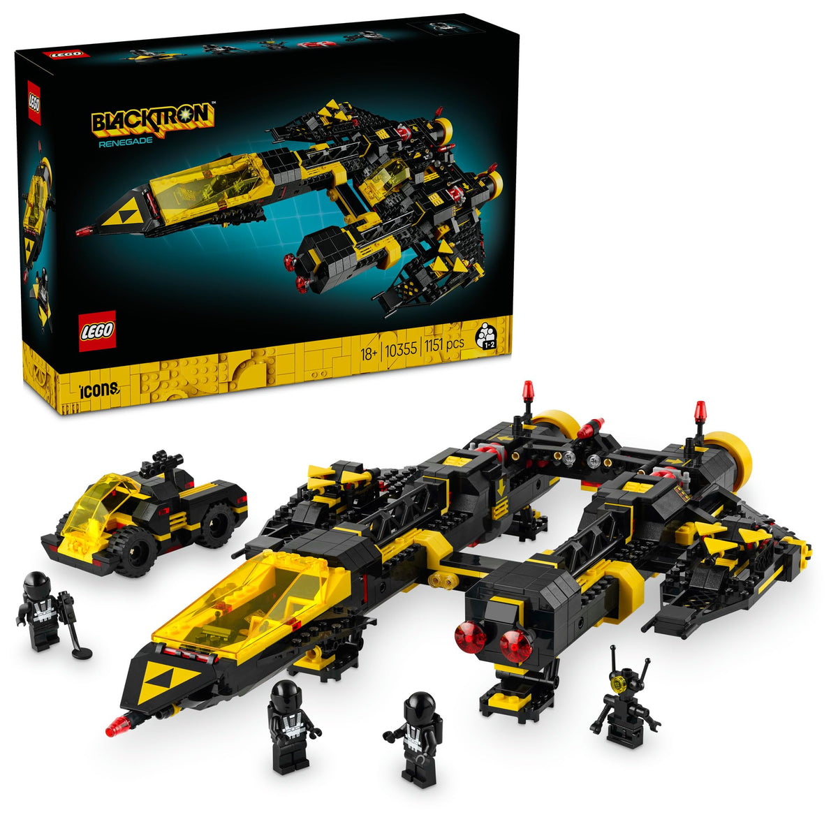 LEGO® Icons Blacktron Renegade Spaceship 10355