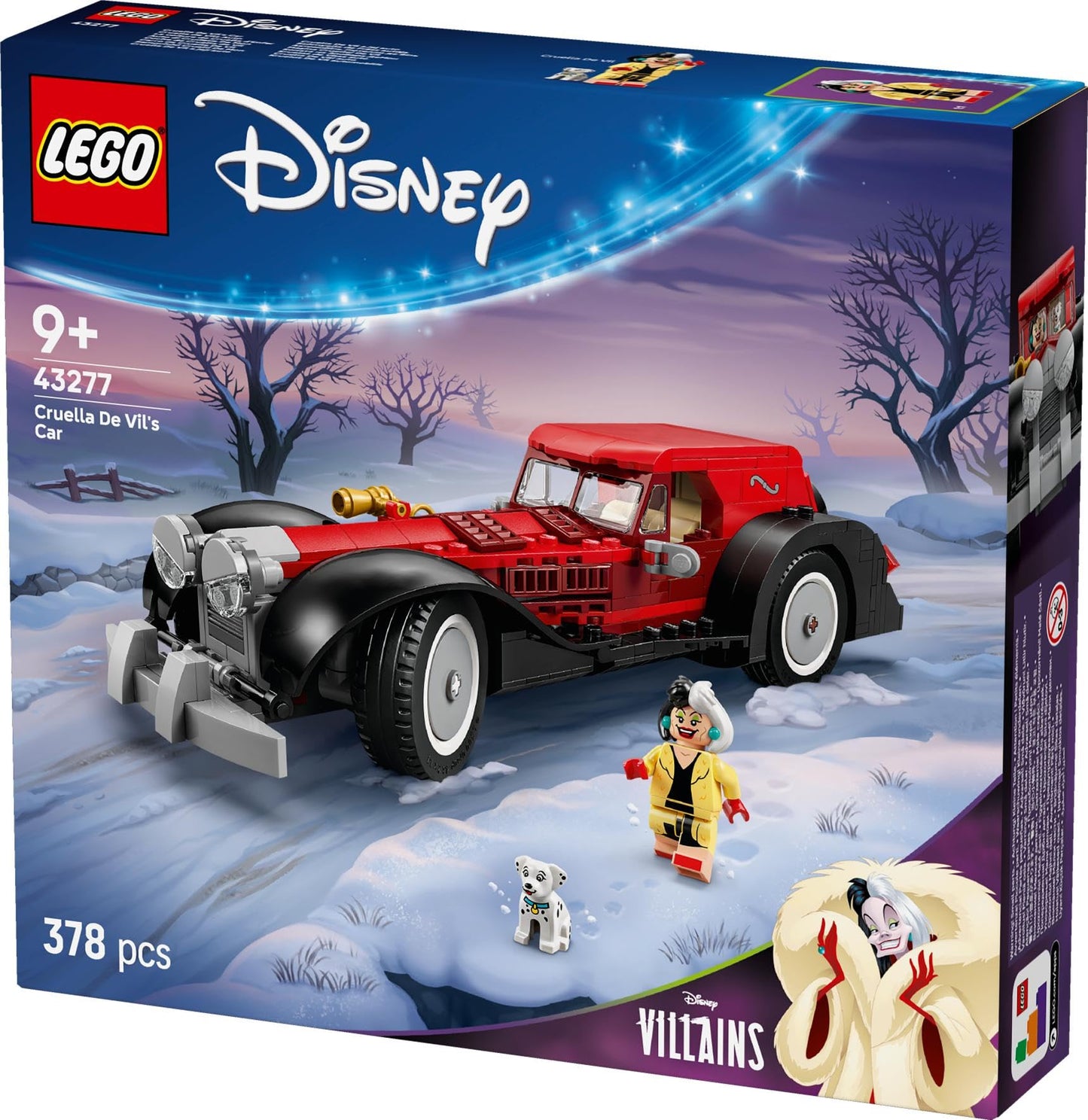 LEGO Disney 43277 Cruella De Vils Car