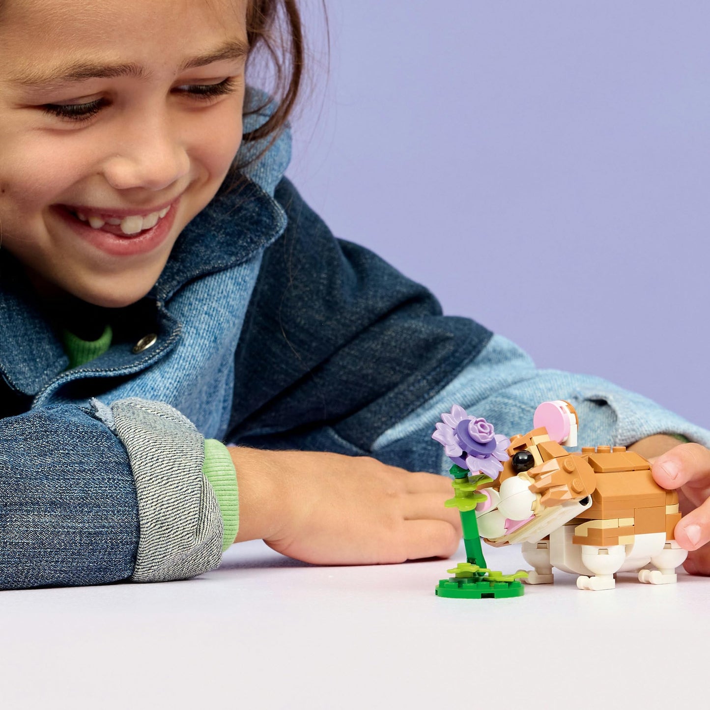 LEGO Creator 3 in 1 Cute Hamster with a Flower 31376