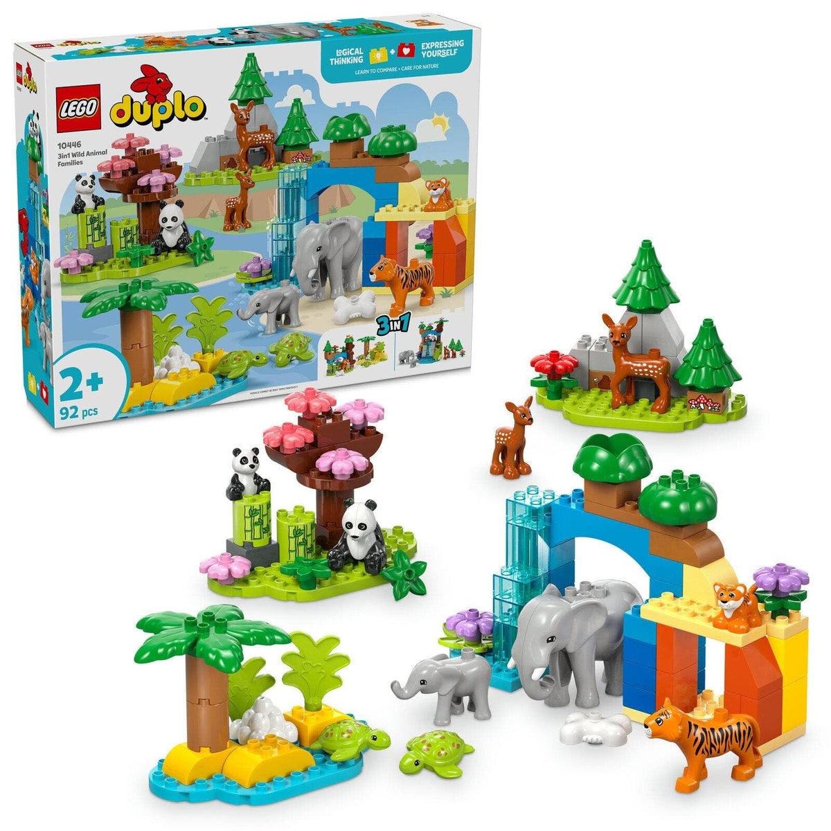 LEGO DUPLO 3in1 Wild Animal Families Toddler 10446