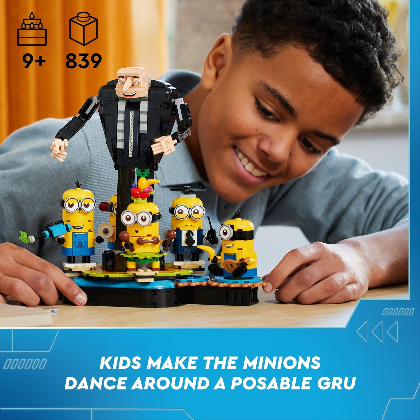 LEGO® Despicable Me Brick-Built Gru and Minions 75582