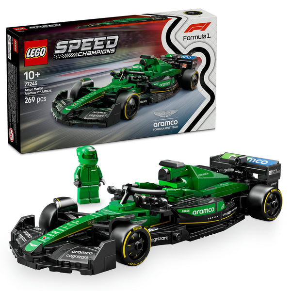 LEGO Speed Champions Aston Martin Aramco F1 AMR24 Race Car 77245 Brick Island