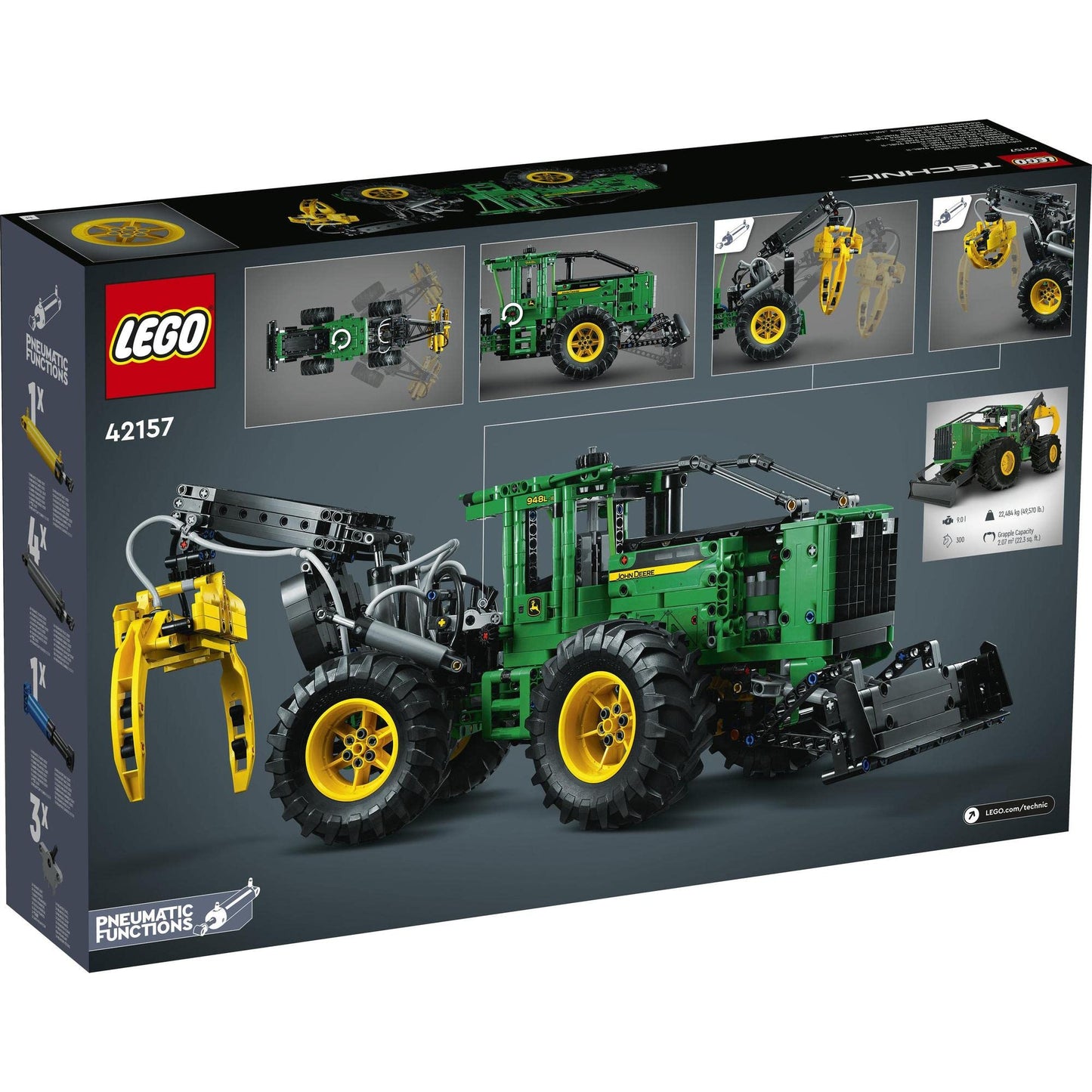 LEGO Technic John Deere 948L-II Skidder 42157