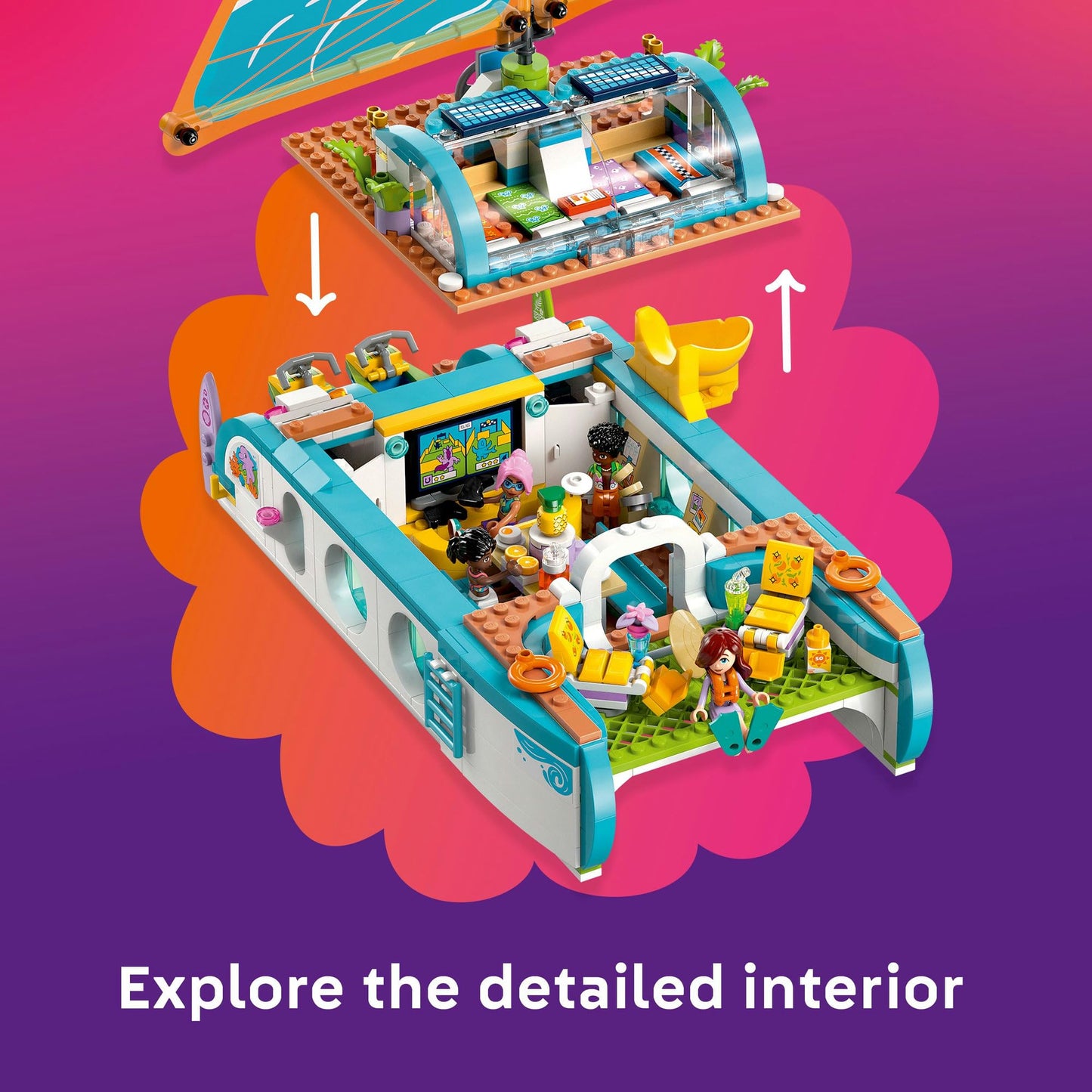 LEGO Friends Travel Boat Adventure 42664