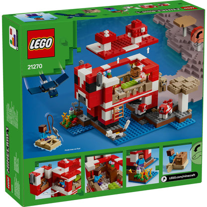 LEGO Minecraft The Mooshroom House 21270