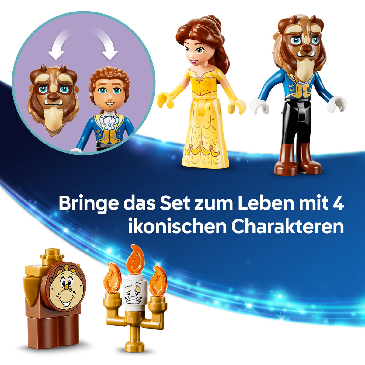 LEGO LEGO Disney Princess Belle & the Beast's Enchanted Castle 43289