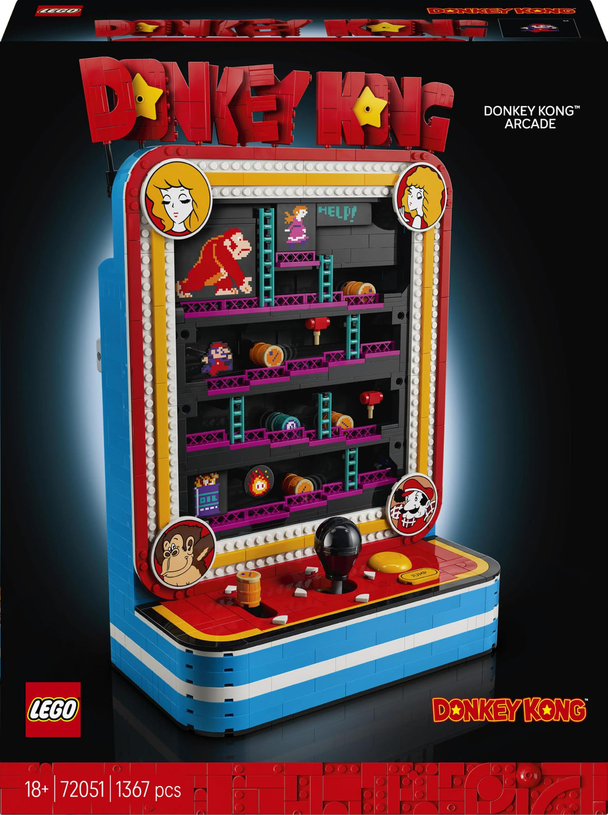 LEGO Super Mario Donkey Kong Arcade Game 72051