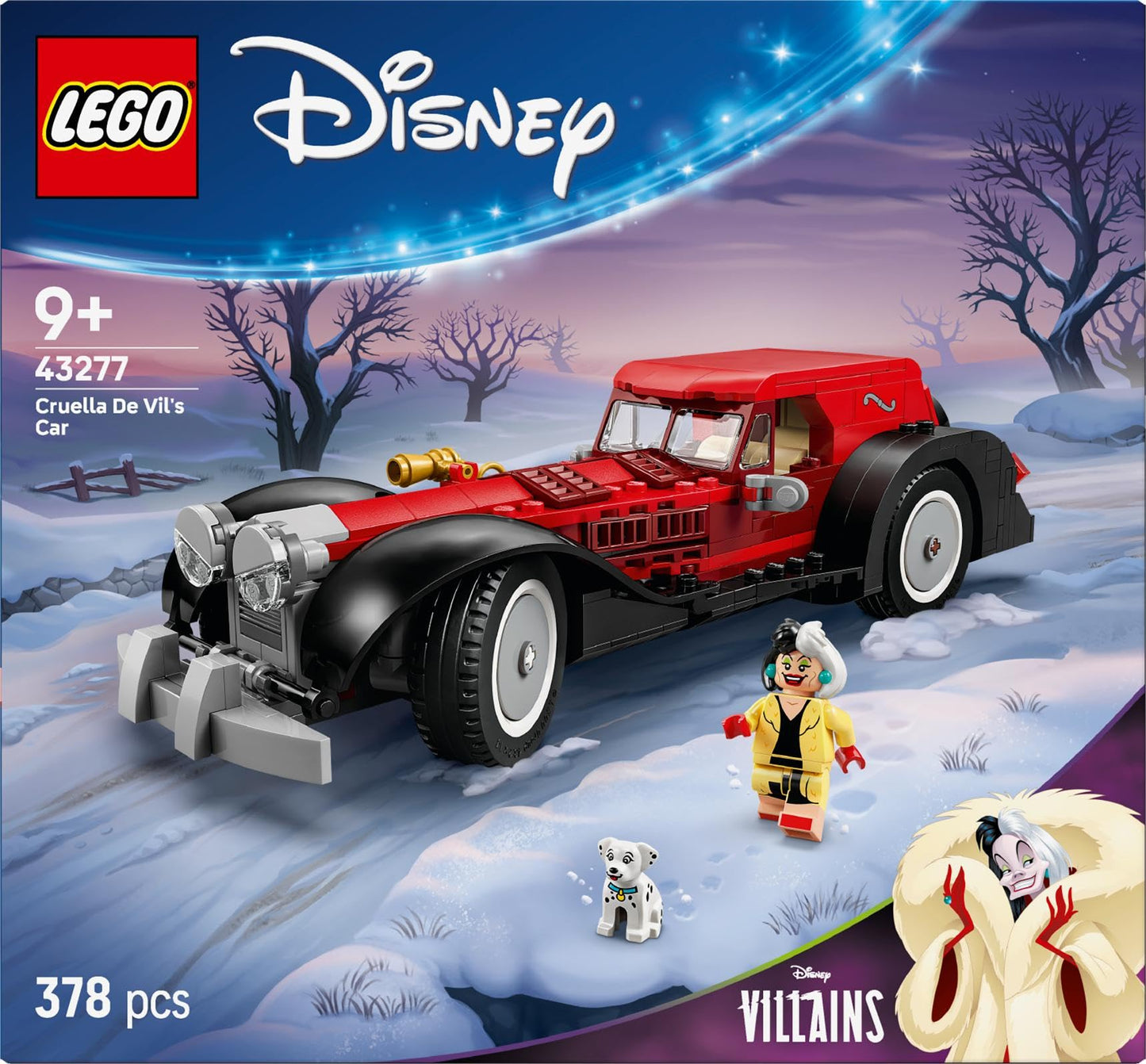 LEGO Disney 43277 Cruella De Vils Car