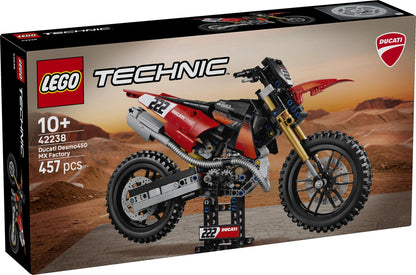 LEGO Technic Ducati Desmo450 MX Factory Bike 42238