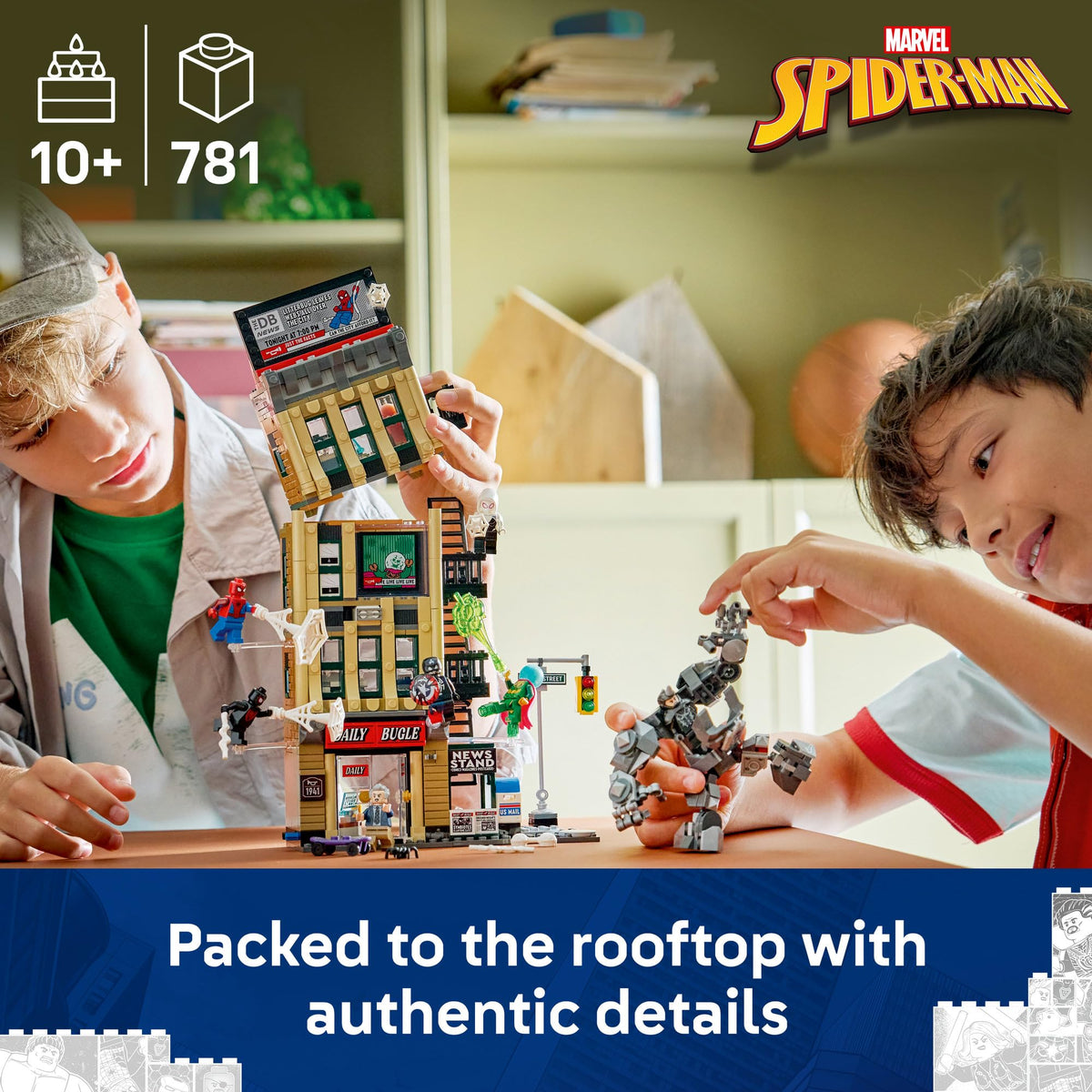 LEGO® ǀ Marvel Spider-Man vs. Mysterio: The Daily Bugle 76342