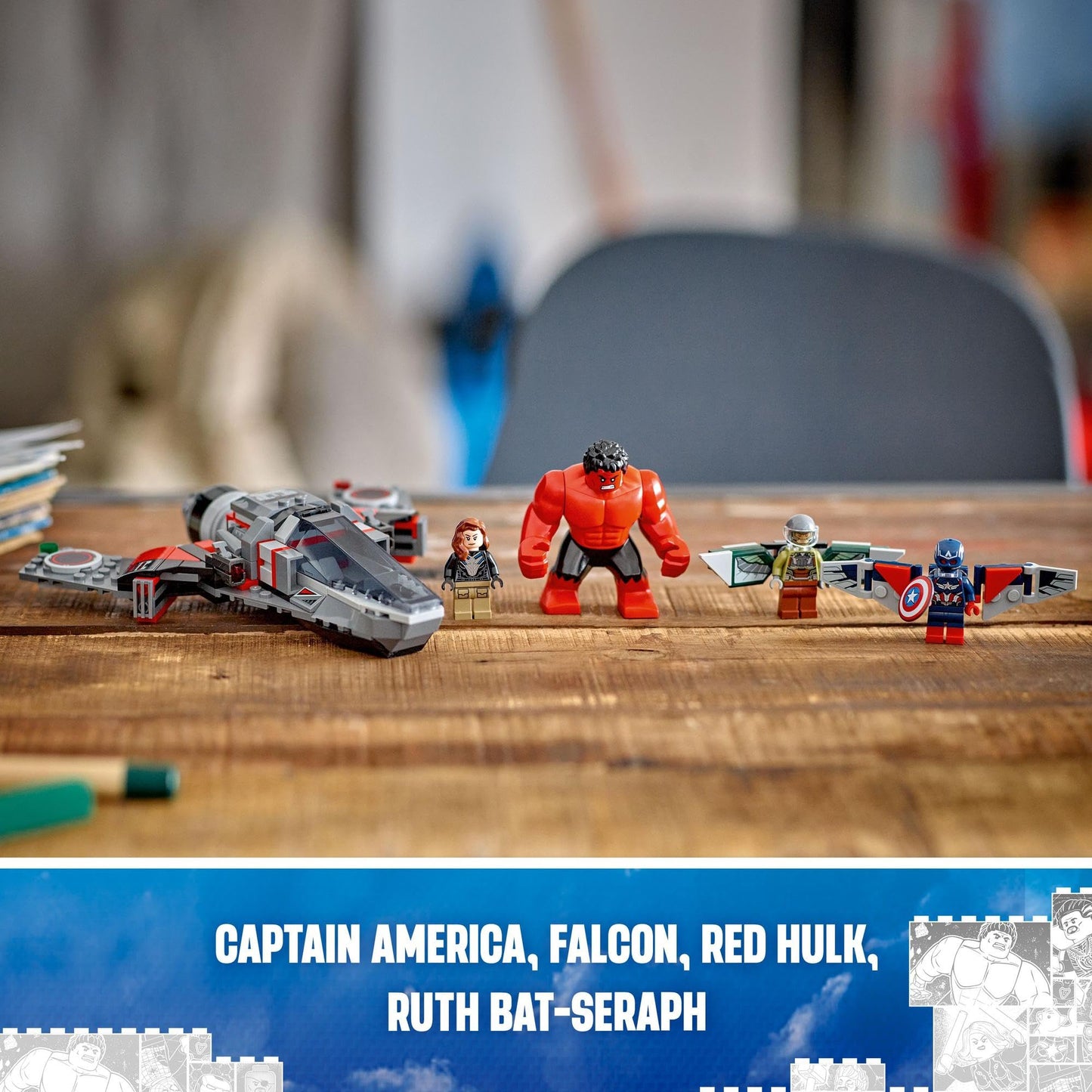 LEGO Marvel Captain America vs. Red Hulk Battle Set 76292