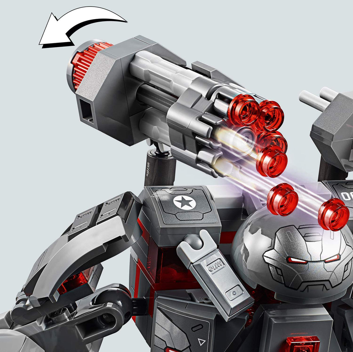 LEGO Marvel Avengers War Machine Buster 76124