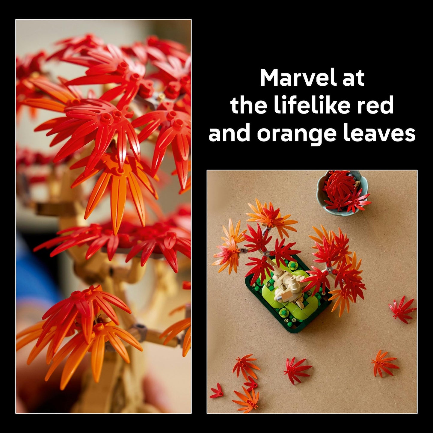 LEGO Botanicals Japanese Red Maple Bonsai Tree 10348