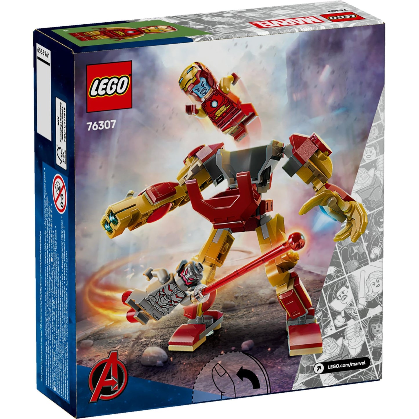LEGO Marvel Iron Man Mech vs. Ultron 76307