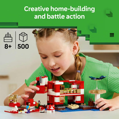 LEGO Minecraft The Mooshroom House 21270