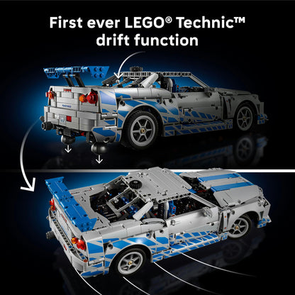 LEGO Technic 2 Fast 2 Furious Nissan Skyline GT-R (R34) Car 42210