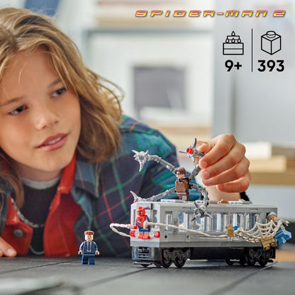 LEGO Marvel Spider-Man vs. Doc Ock Subway Train Scene 76321