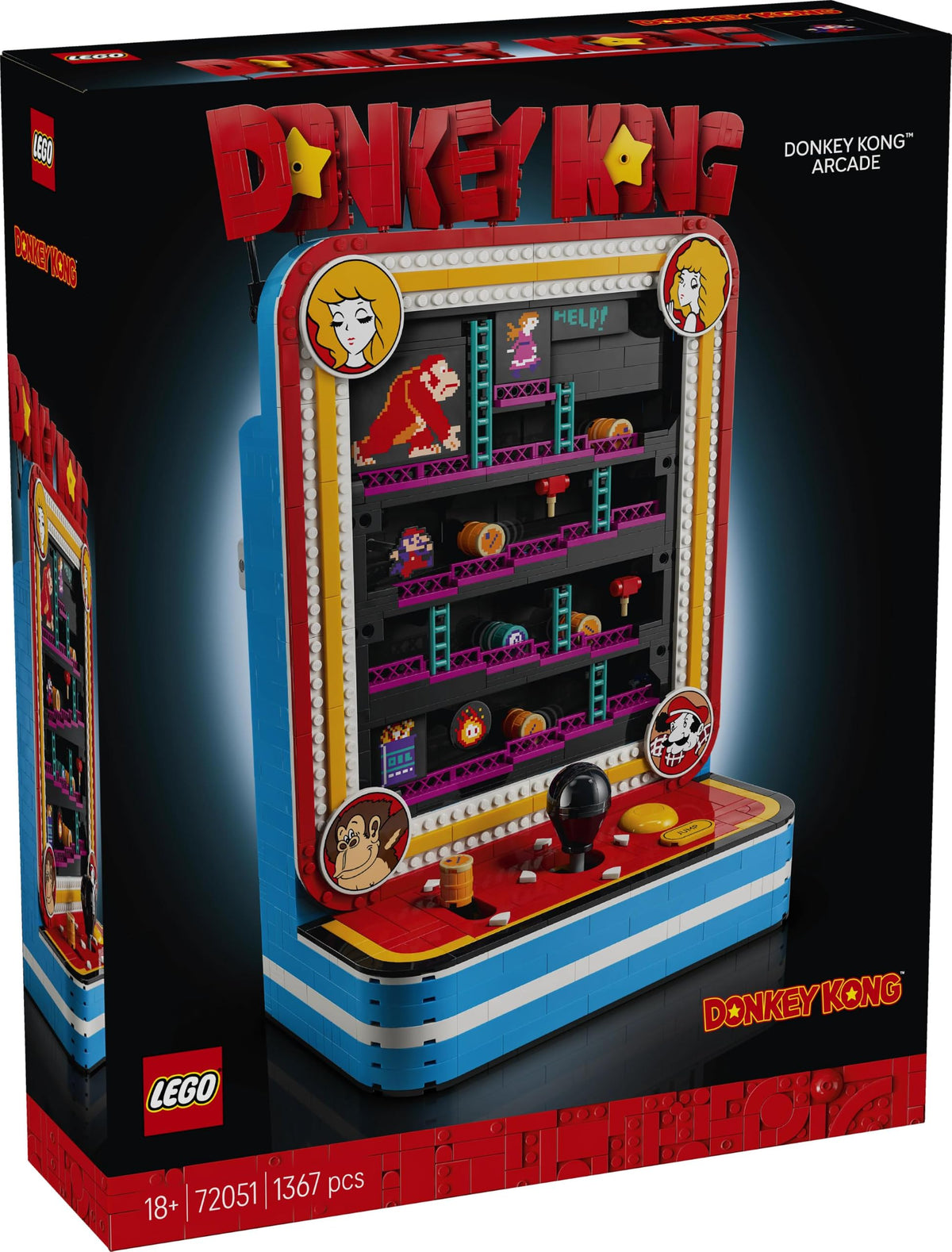 LEGO Super Mario Donkey Kong Arcade Game 72051