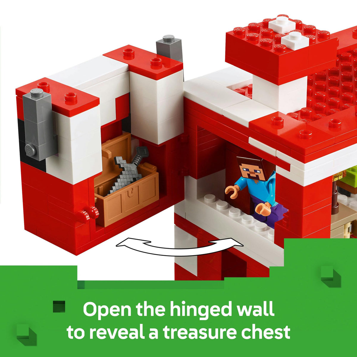 LEGO Minecraft The Mooshroom House 21270