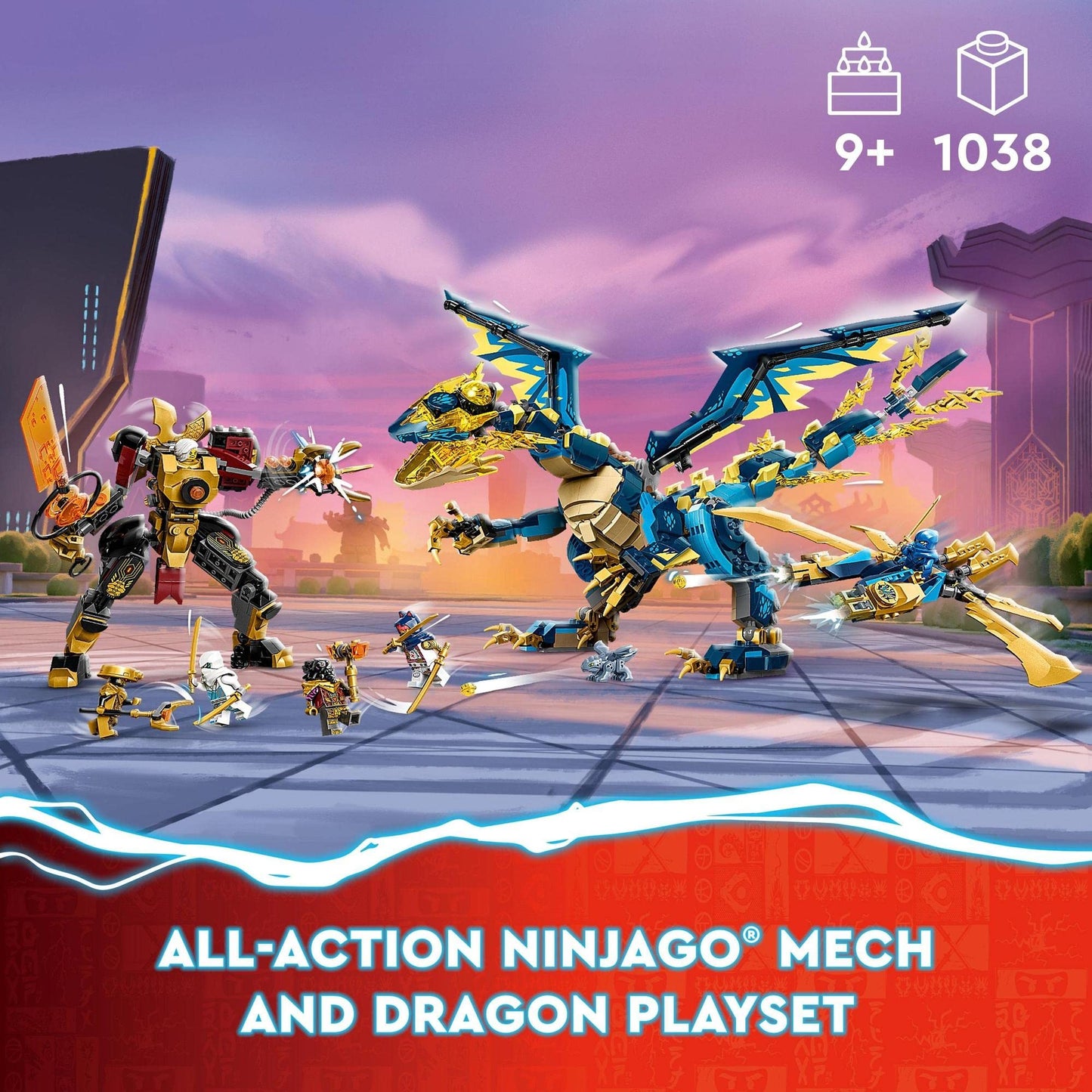 LEGO® NINJAGO® Elemental Dragon vs. The Empress Mech 71796