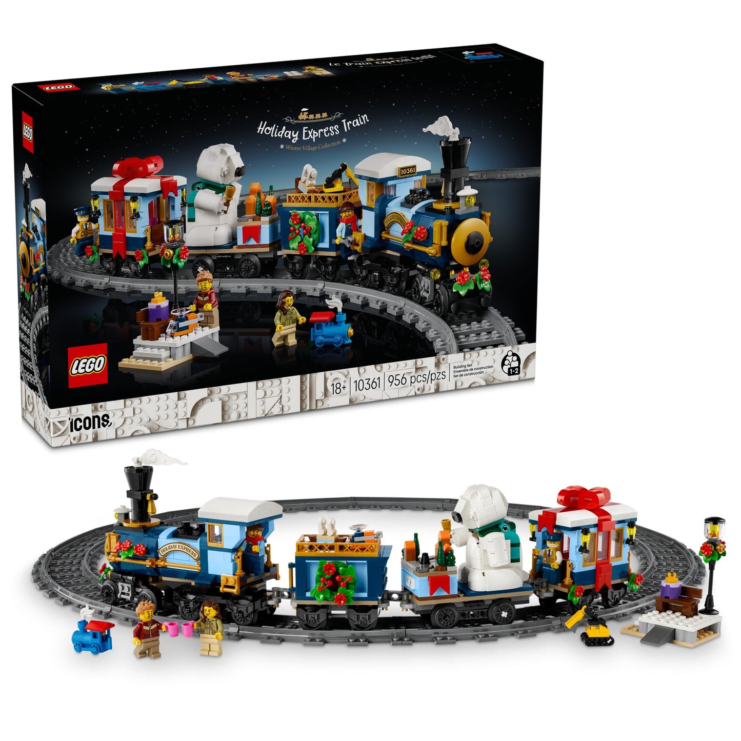 LEGO Icons Holiday Express Train 10361 | Christmas