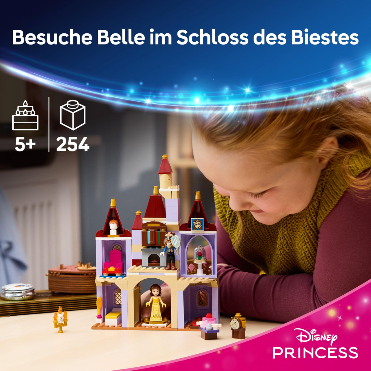 LEGO LEGO Disney Princess Belle & the Beast's Enchanted Castle 43289
