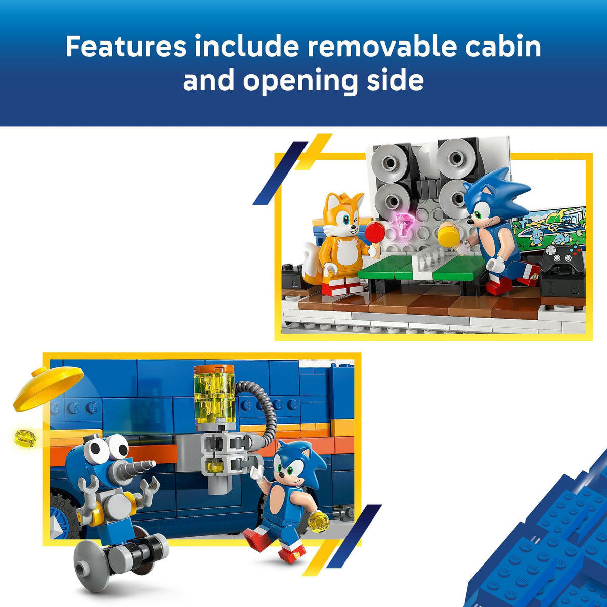 LEGO® Sonic The Hedgehog™ Team Sonic Command Truck Toy 77006
