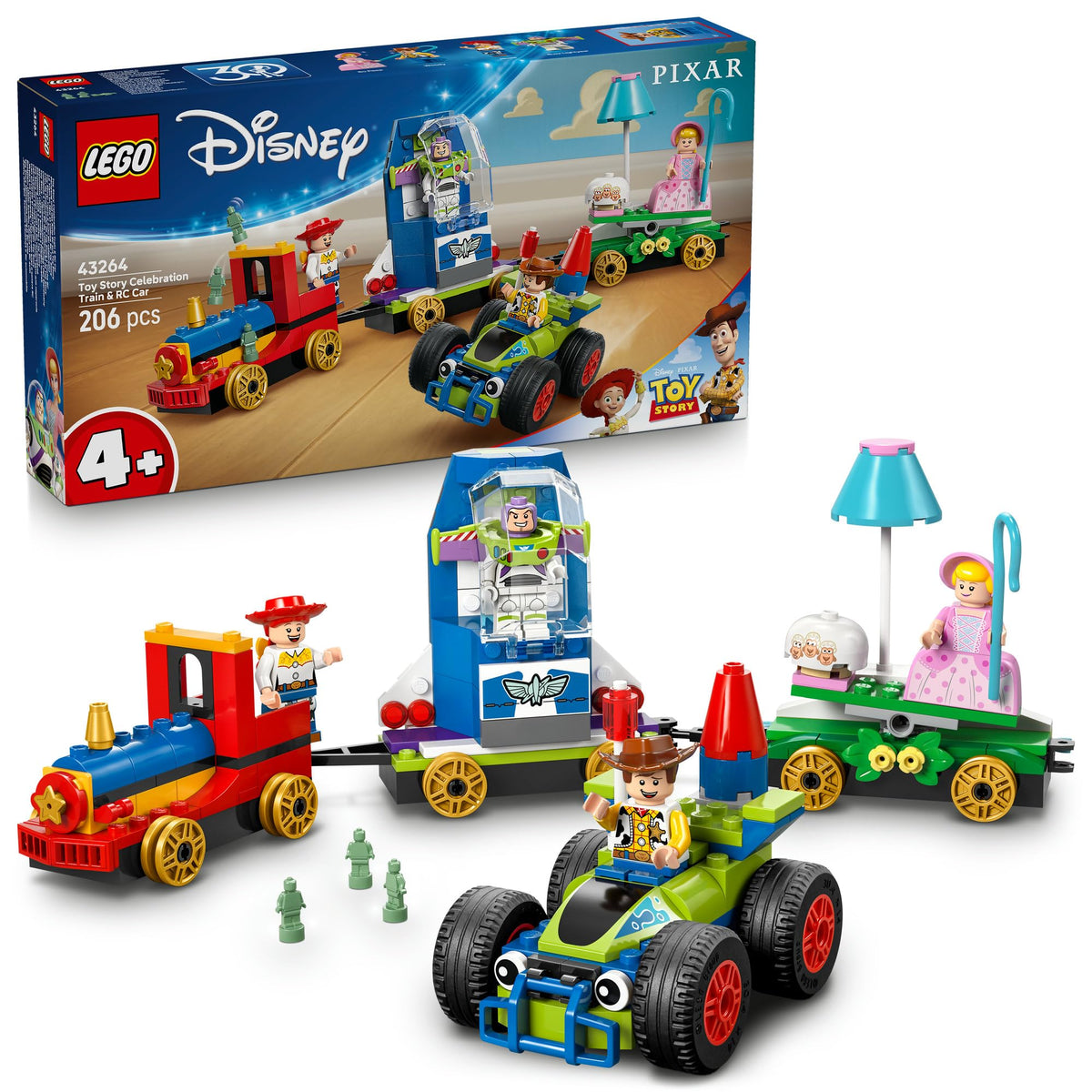 LEGO® Disney and Pixar’s Toy Story Celebration Train & RC Car 43264