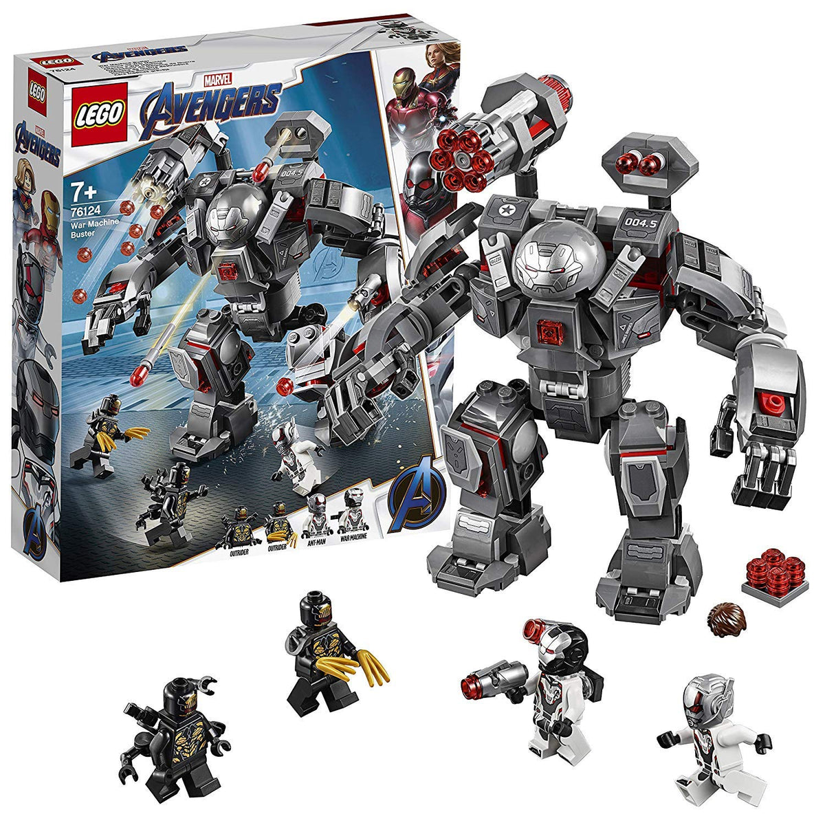 LEGO Marvel Avengers War Machine Buster 76124