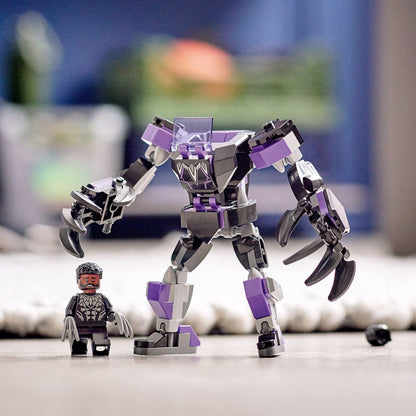 LEGO Marvel Black Panther Mech Armor Building Kit; Collectible Mech and Minifigure for Super-Hero Kids Aged 7+ 76204