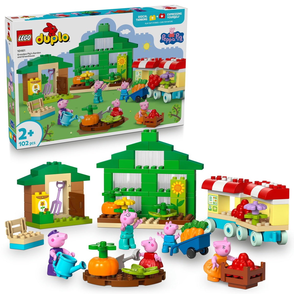 LEGO® DUPLO® Peppa Pig Grandpa Pig's Garden and Greenhouse 10461