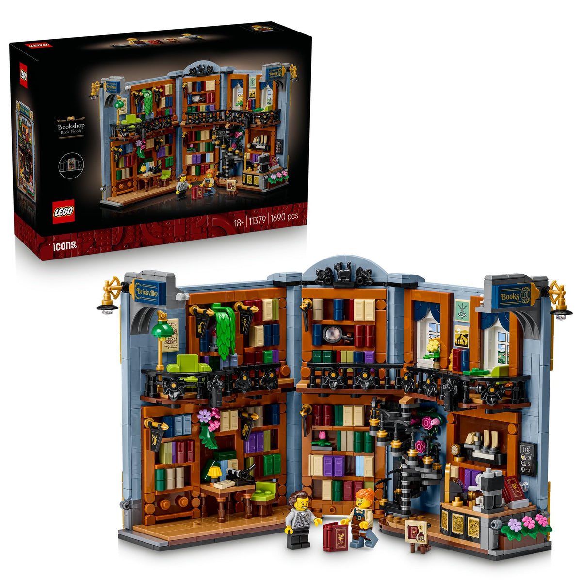 LEGO® Icons Bookshop: Book Nook Kit 11379