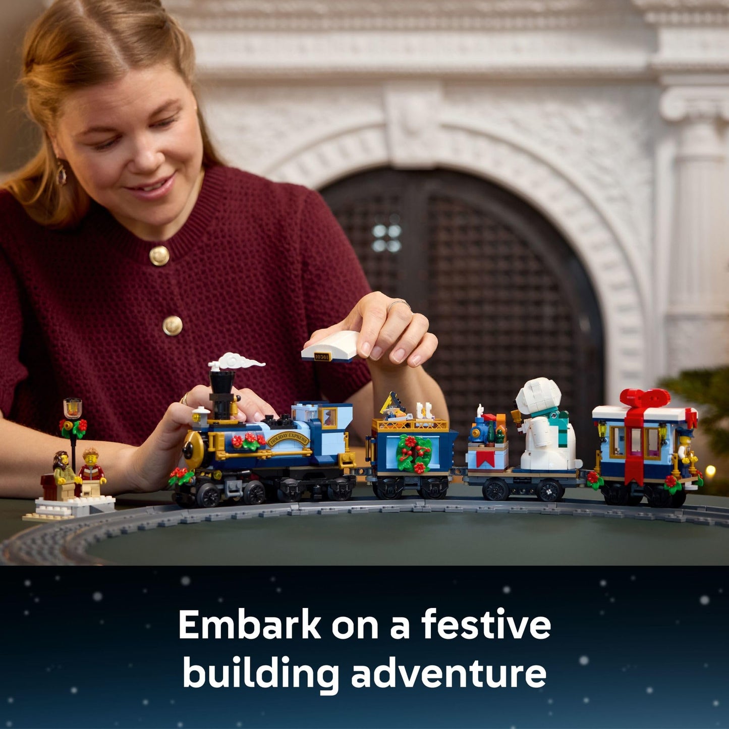 LEGO Icons Holiday Express Train 10361 | Christmas