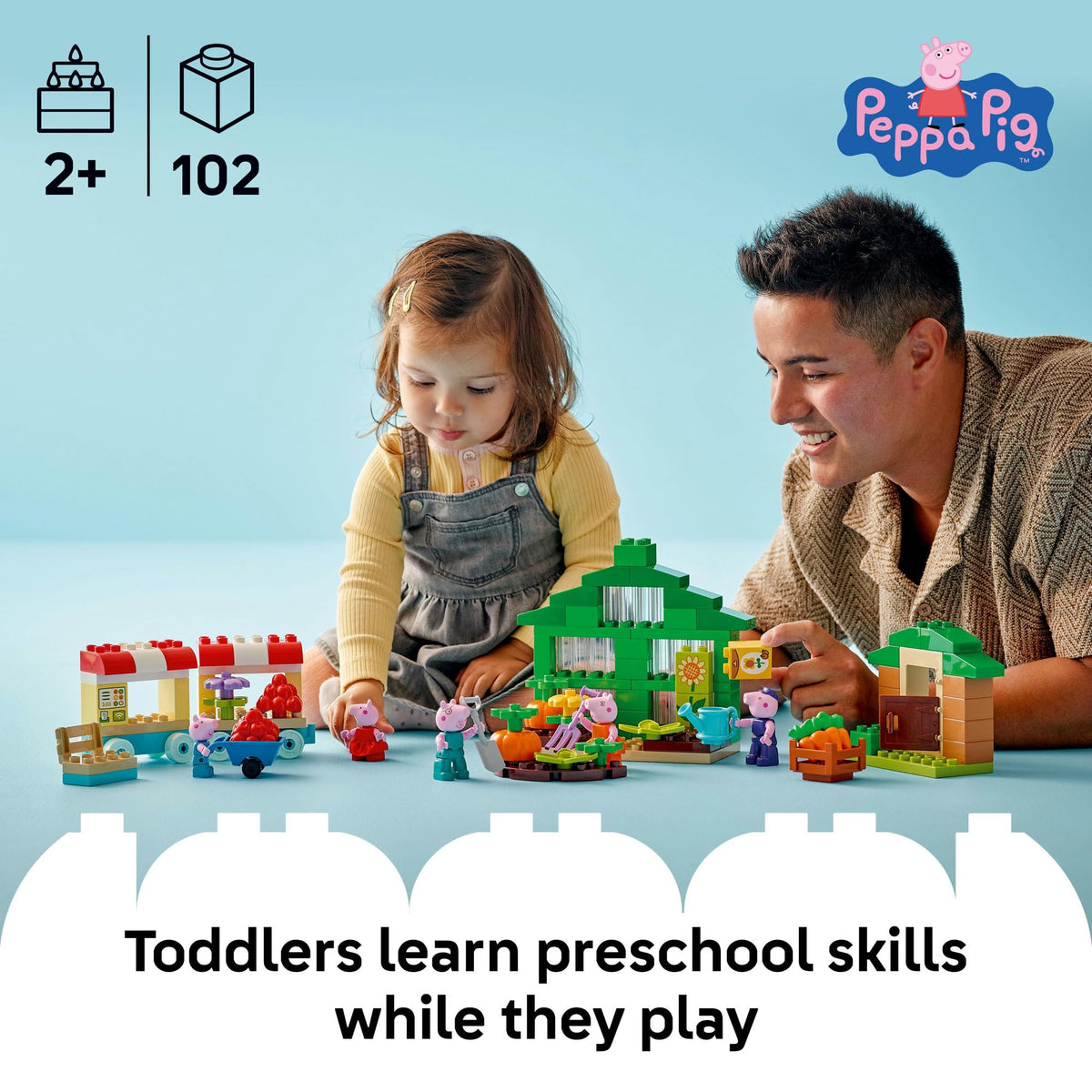 LEGO® DUPLO® Peppa Pig Grandpa Pig's Garden and Greenhouse 10461