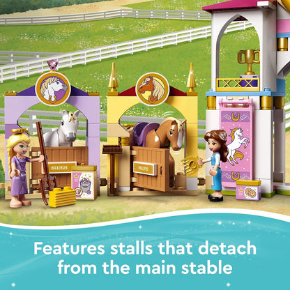 LEGO Disney Princess Belle and Rapunzel's Royal Stables 43195