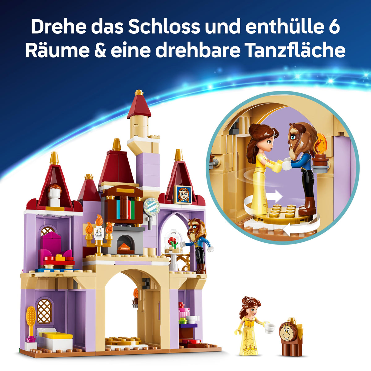 LEGO LEGO Disney Princess Belle & the Beast's Enchanted Castle 43289